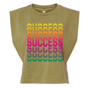 Success Typography Garment-Dyed Women's Muscle Tee