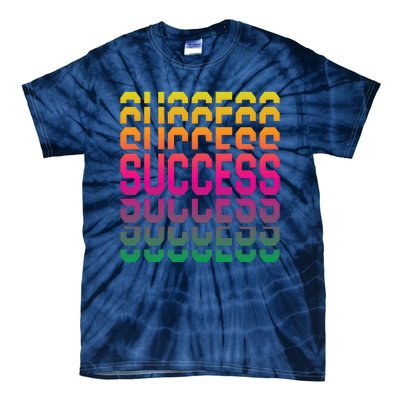 Success Typography Tie-Dye T-Shirt