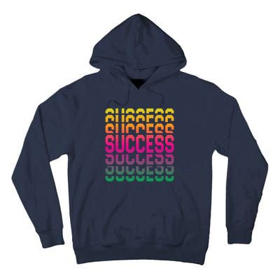 Success Typography Tall Hoodie