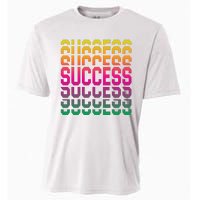 Success Typography Cooling Performance Crew T-Shirt