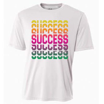 Success Typography Cooling Performance Crew T-Shirt