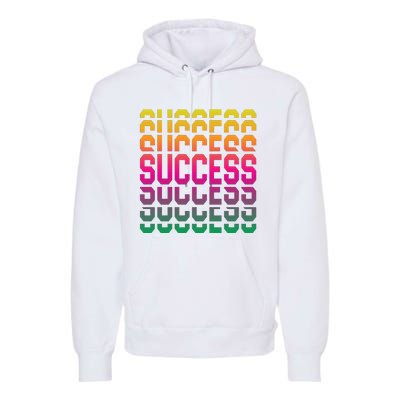 Success Typography Premium Hoodie