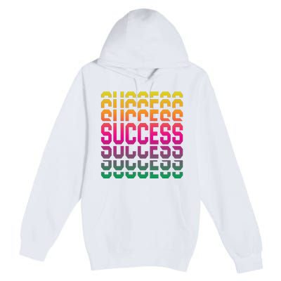 Success Typography Premium Pullover Hoodie