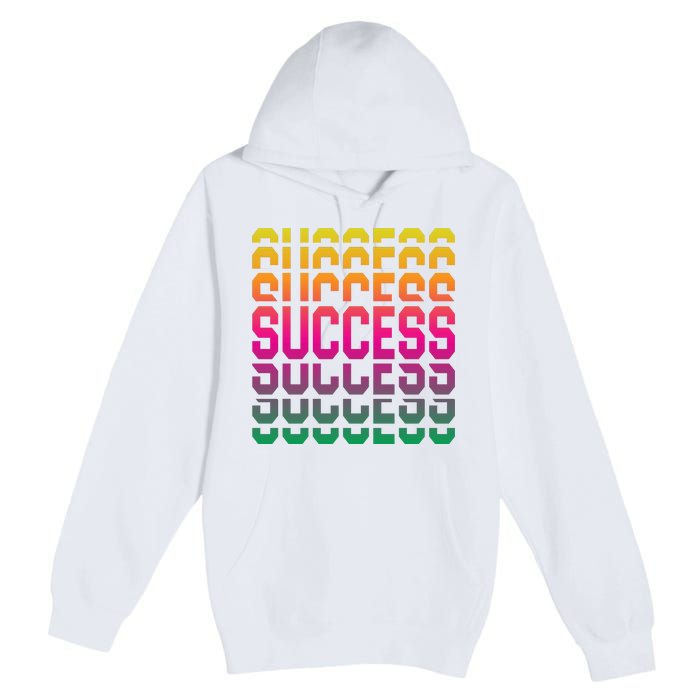 Success Typography Premium Pullover Hoodie