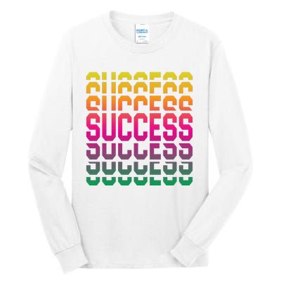 Success Typography Tall Long Sleeve T-Shirt