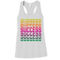 Success Typography Women's Racerback Tank