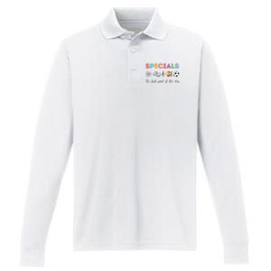 Specials Teacher Squad Performance Long Sleeve Polo