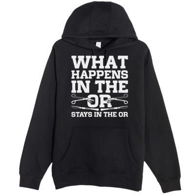 Surgical Technologist Scrub Tech Premium Pullover Hoodie