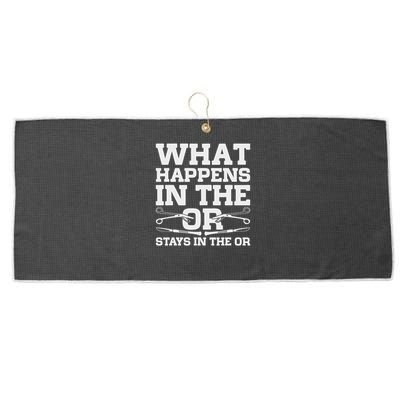 Surgical Technologist Scrub Tech Large Microfiber Waffle Golf Towel