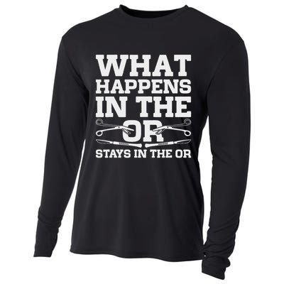 Surgical Technologist Scrub Tech Cooling Performance Long Sleeve Crew