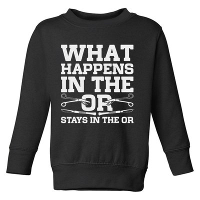 Surgical Technologist Scrub Tech Toddler Sweatshirt
