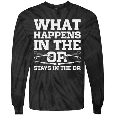 Surgical Technologist Scrub Tech Tie-Dye Long Sleeve Shirt