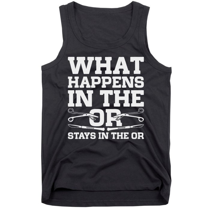 Surgical Technologist Scrub Tech Tank Top