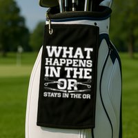 Surgical Technologist Scrub Tech Golf Towel