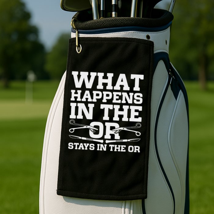 Surgical Technologist Scrub Tech Golf Towel