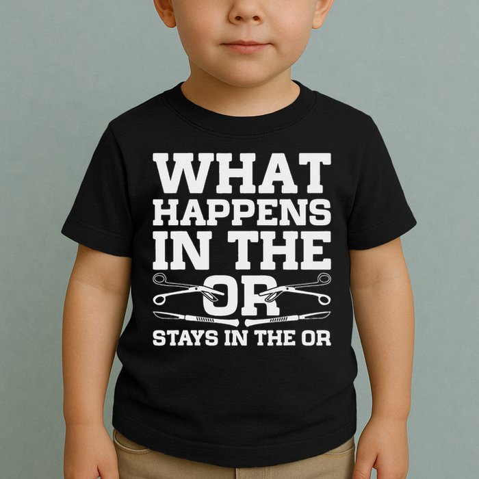 Surgical Technologist Scrub Tech Toddler T-Shirt