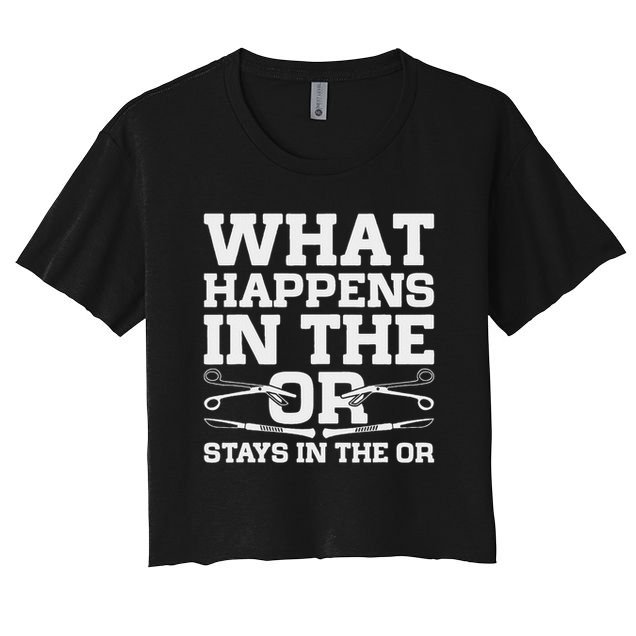 Surgical Technologist Scrub Tech Crop Top
