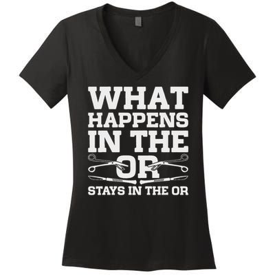 Surgical Technologist Scrub Tech Women's V-Neck T-Shirt
