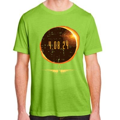 Sun Total Solar Eclipse 2024 Totality April 8 Adult ChromaSoft Performance T-Shirt