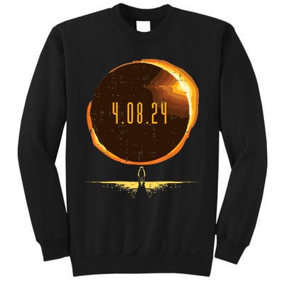 Sun Total Solar Eclipse 2024 Totality April 8 Sweatshirt