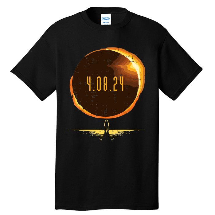 Sun Total Solar Eclipse 2024 Totality April 8 Tall T-Shirt