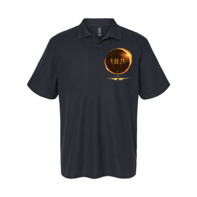 Sun Total Solar Eclipse 2024 Totality April 8 Softstyle Adult Sport Polo