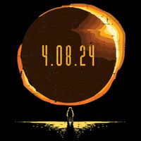 Sun Total Solar Eclipse 2024 Totality April 8 Mousepad