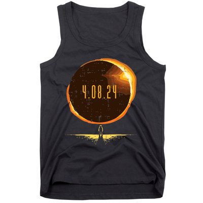 Sun Total Solar Eclipse 2024 Totality April 8 Tank Top