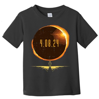 Sun Total Solar Eclipse 2024 Totality April 8 Toddler T-Shirt