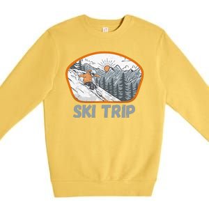 Ski Trip Premium Crewneck Sweatshirt