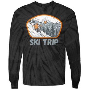 Ski Trip Tie-Dye Long Sleeve Shirt