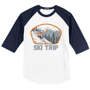 Ski Trip Baseball Sleeve Shirt