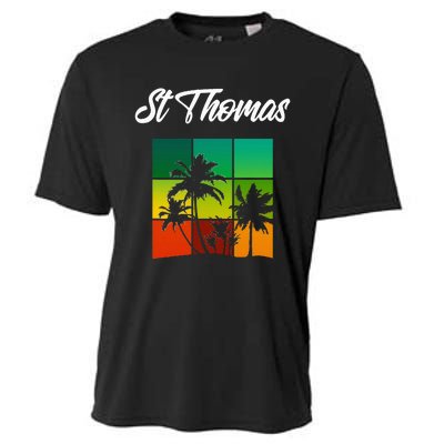 St Thomas Souvenir Cool Virgin Islands Vacation Cooling Performance Crew T-Shirt