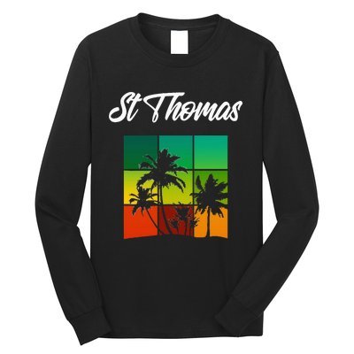 St Thomas Souvenir Cool Virgin Islands Vacation Long Sleeve Shirt