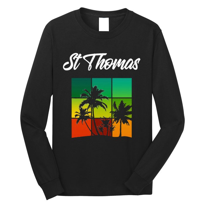 St Thomas Souvenir Cool Virgin Islands Vacation Long Sleeve Shirt