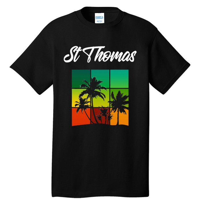 St Thomas Souvenir Cool Virgin Islands Vacation Tall T-Shirt