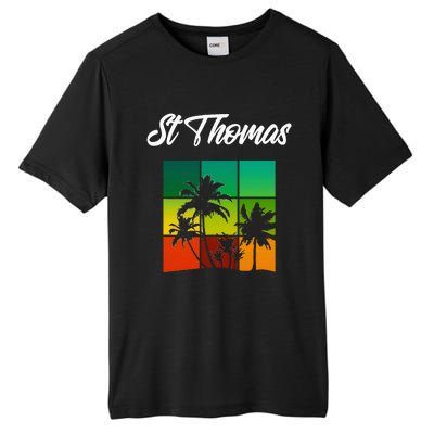 St Thomas Souvenir Cool Virgin Islands Vacation Tall Fusion ChromaSoft Performance T-Shirt