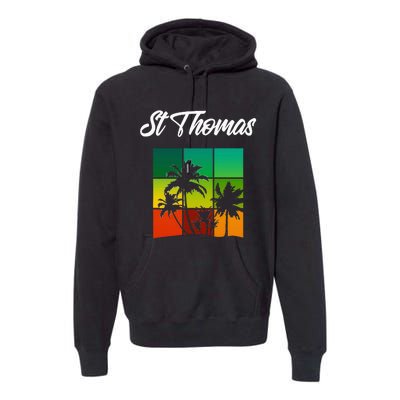 St Thomas Souvenir Cool Virgin Islands Vacation Premium Hoodie