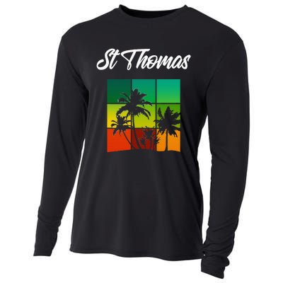 St Thomas Souvenir Cool Virgin Islands Vacation Cooling Performance Long Sleeve Crew