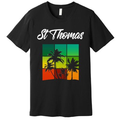 St Thomas Souvenir Cool Virgin Islands Vacation Premium T-Shirt