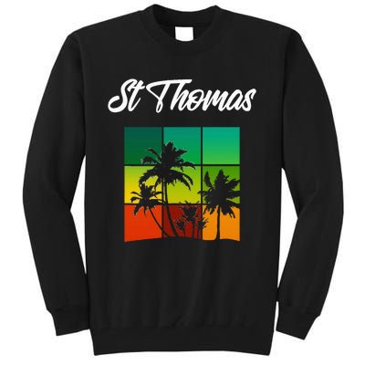 St Thomas Souvenir Cool Virgin Islands Vacation Tall Sweatshirt