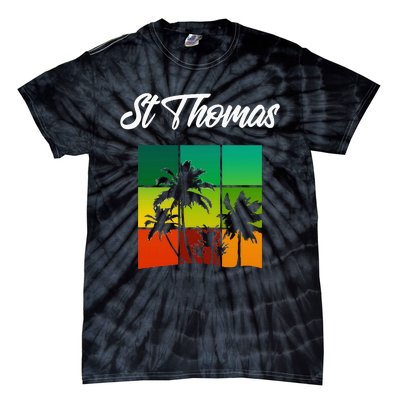 St Thomas Souvenir Cool Virgin Islands Vacation Tie-Dye T-Shirt