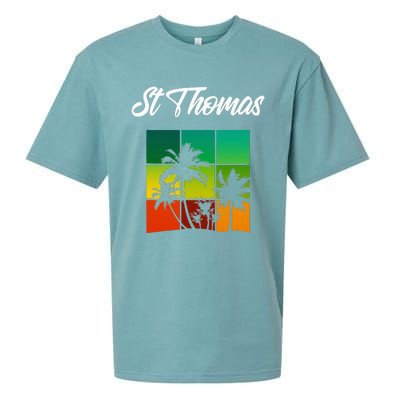 St Thomas Souvenir Cool Virgin Islands Vacation Sueded Cloud Jersey T-Shirt