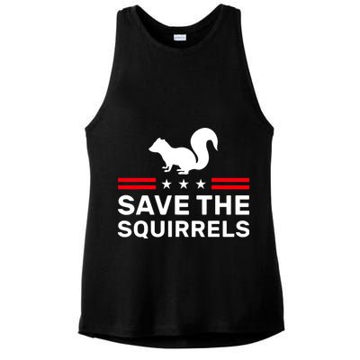 Save The Squirrels Justice For Peanut Ladies PosiCharge Tri-Blend Wicking Tank