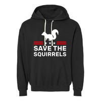 Save The Squirrels Justice For Peanut Garment-Dyed Fleece Hoodie