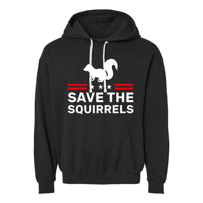 Save The Squirrels Justice For Peanut Garment-Dyed Fleece Hoodie