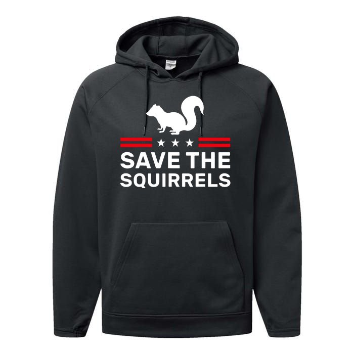 Save The Squirrels Justice For Peanut Performance Fleece Hoodie