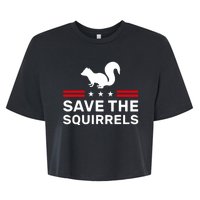 Save The Squirrels Justice For Peanut Bella+Canvas Jersey Crop Tee