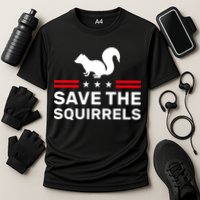 Save The Squirrels Justice For Peanut Cooling Performance Crew T-Shirt