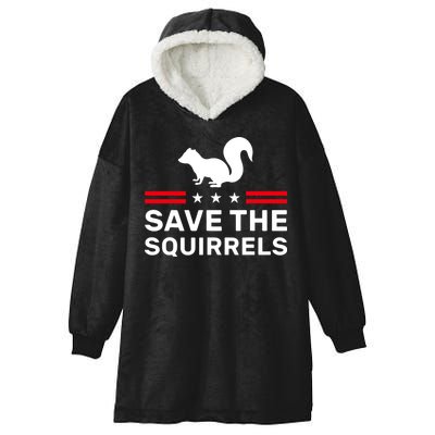 Save The Squirrels Justice For Peanut Hooded Wearable Blanket